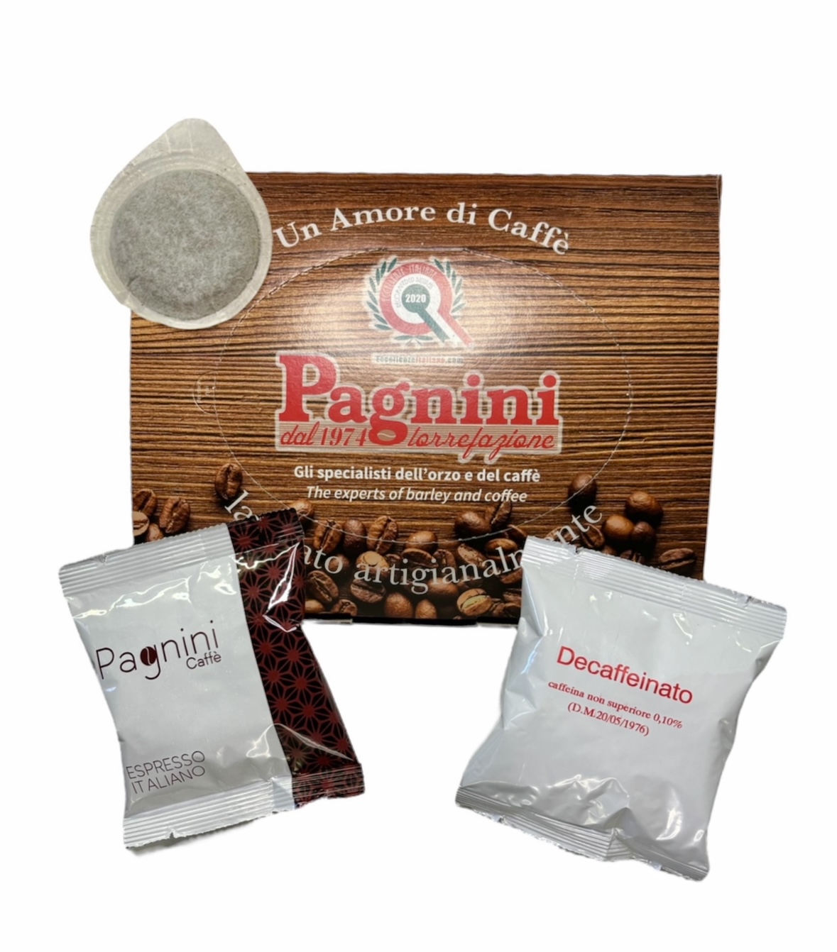 Kit assaggio cialde Equilibrato e decaffeinato Kit assaggio cialde Equilibrato e decaffeinato